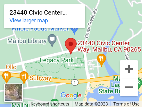A map of the location of 2 3 4 4 0 civic center.